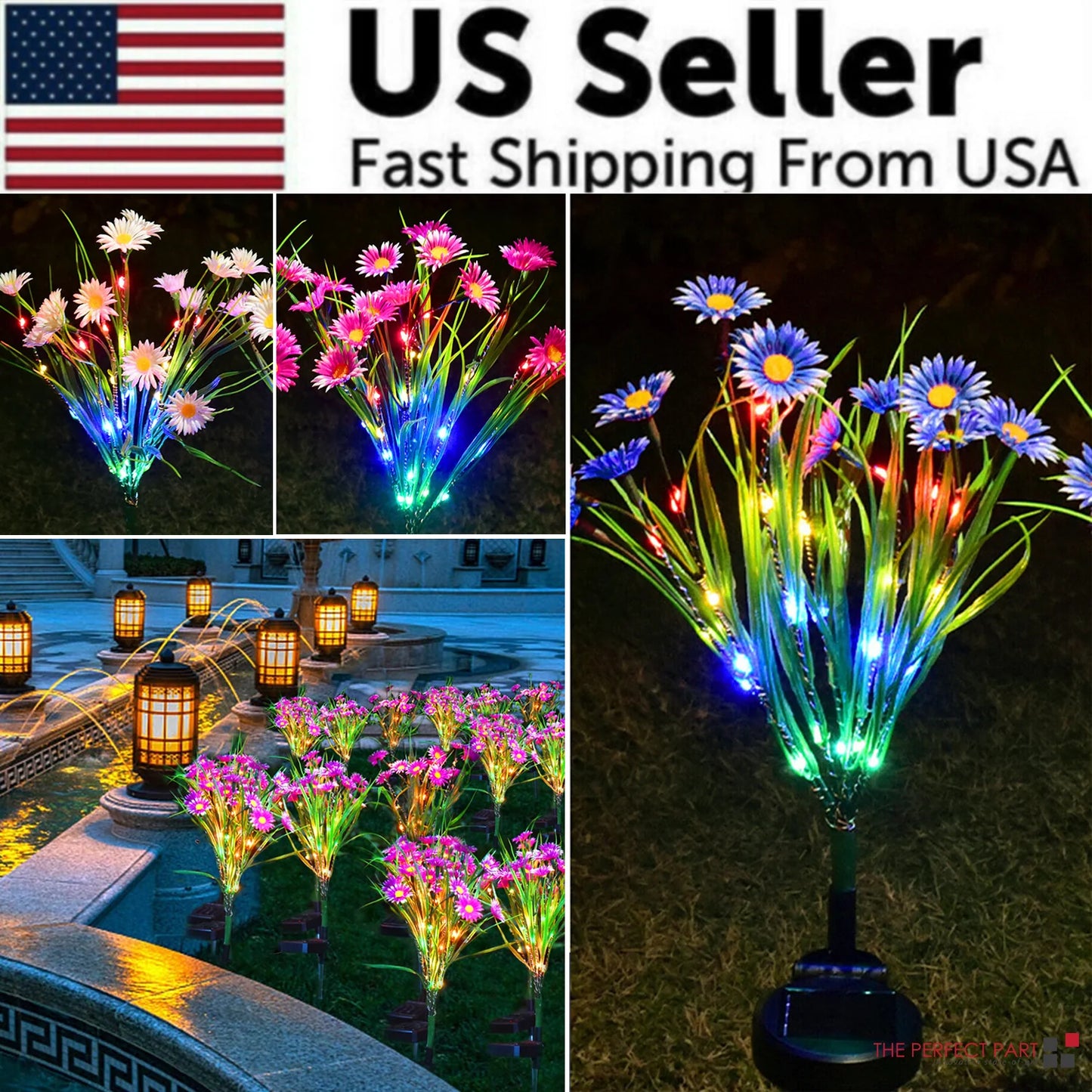 LED Flower Stake Lamp